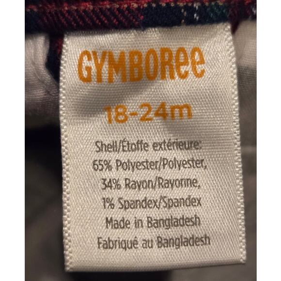 Gymboree Christmas Plaid Pants Red Boy's 18 to 24 Months - Picture 5 of 5